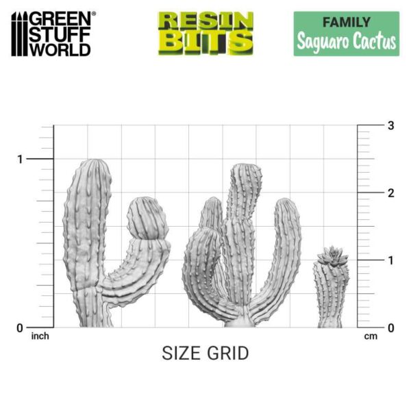 Green Stuff World 3D printed set - Saguaro Cactus 15x 11615