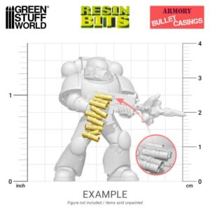 Green Stuff World 3D printed set - Bullet Casings 37x 12360
