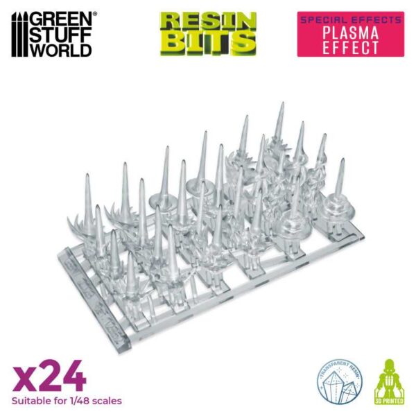 Green Stuff World 3D printed set - Plasma Effect 24x 12362