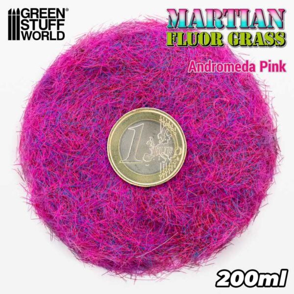 Green Stuff World Martian Fluor Grass - Andromeda Pink - 200ml 12617
