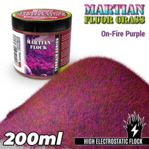 Green Stuff World Martian Fluor Grass - On Fire Purple - 200ml 12620