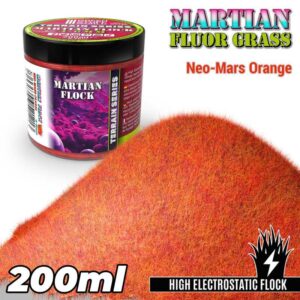 Green Stuff World Martian Fluor Grass - Neo-Mars Orange - 200ml 12621