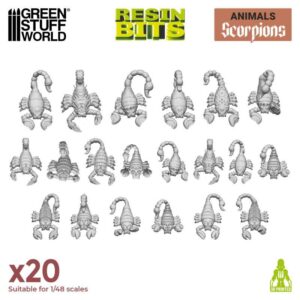 Green Stuff World 3D printed set - Scorpions 20x 12667