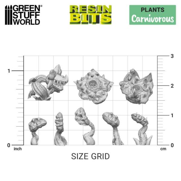 Green Stuff World 3D printed set - Carnivorous Plants 11624