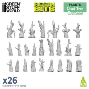 Green Stuff World 3D printed set - Dead Tree Brushes 11630