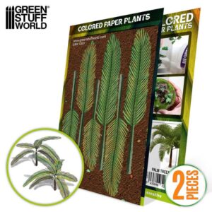 Green Stuff World Papieren Planten - Colored Paper Plants - Palm 12837