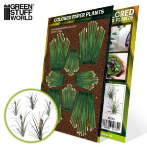 Green Stuff World Papieren Planten - Colored Paper Plants - Reeds 12839