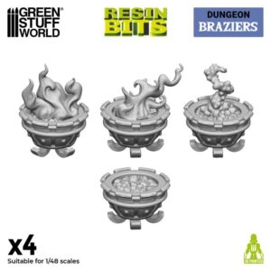 Green Stuff World 3D printed set - Braziers Vuurkorf 12966