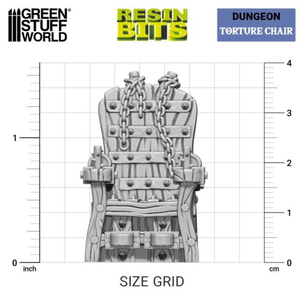 Green Stuff World 3D printed set - Torture Chair 13152