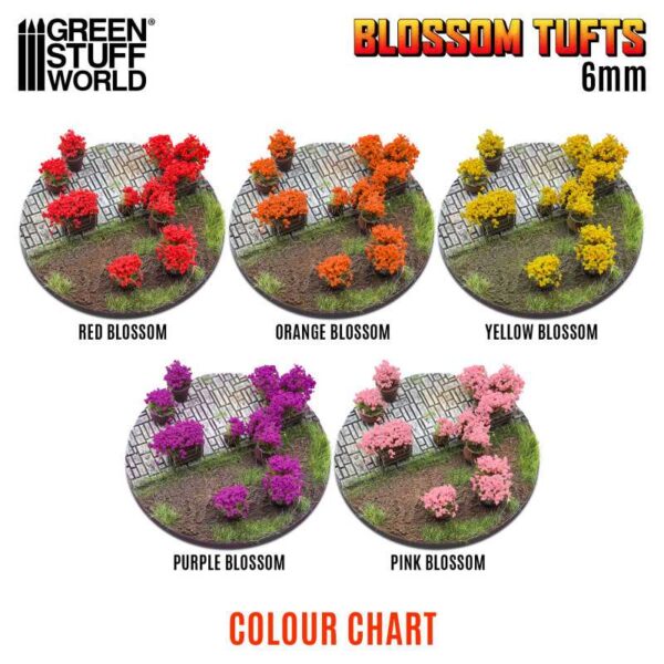 Green Stuff World blossom-tufts-6mm-flowers