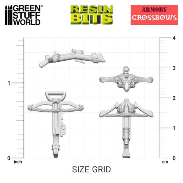 GSW 3D printed set - Dwarf Crossbows 10405 16x