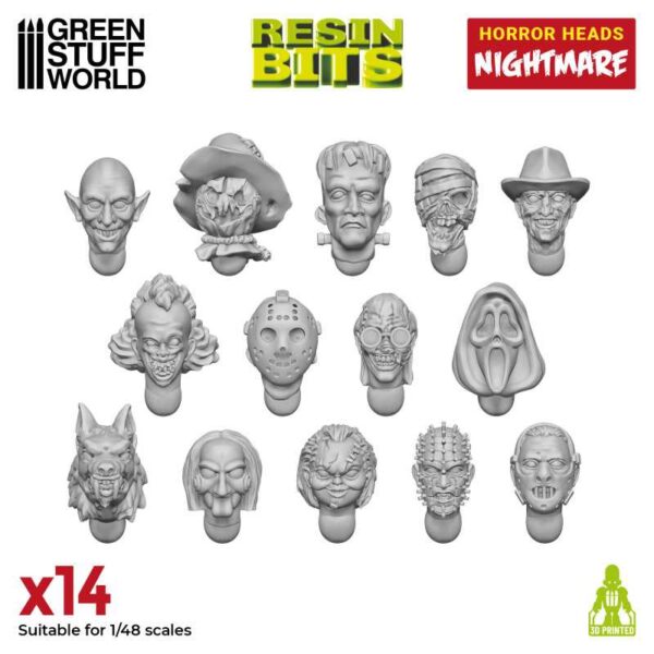 GSW Horror Heads - NIGHTMARE 14X 11699