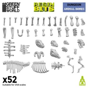 GSW 3D printed set - Animal Bones 1:48 X52 12242