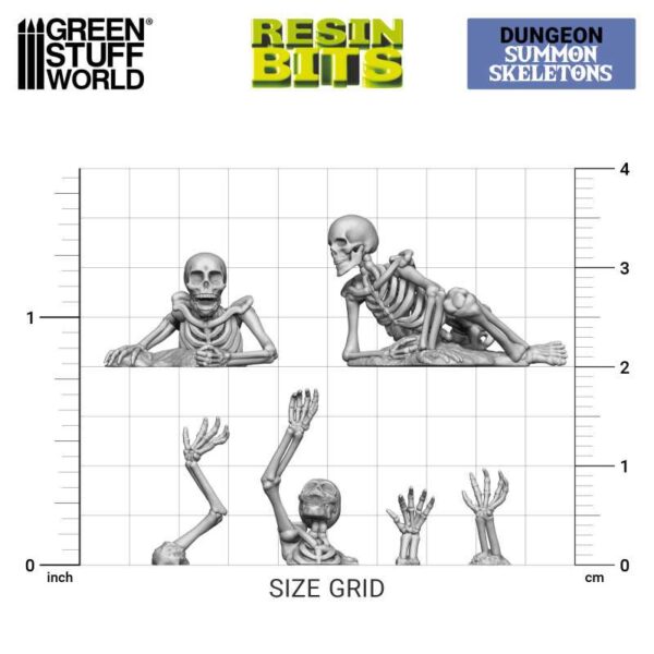 GSW 3D printed set - Summon Skeletons 1:48 X24 12870