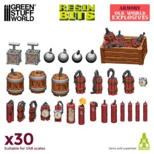 GSW 3D printed set - Old World Explosives 30x 12969