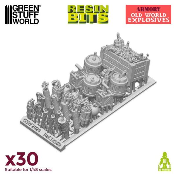 GSW 3D printed set - Old World Explosives 30x 12969