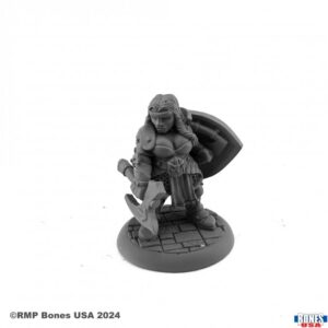 Reaper Miniatures Freya Fangbreaker, Dwarf Shieldmaiden 30170