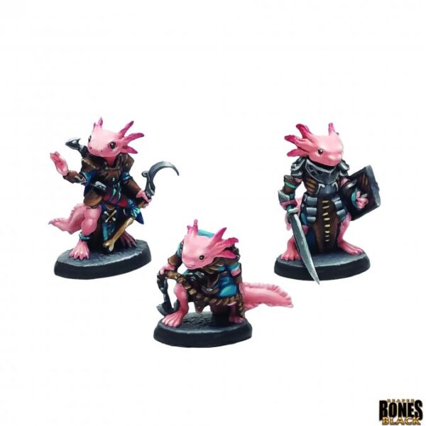 Reaper Miniatures Axolotii Heroes (3) 44188