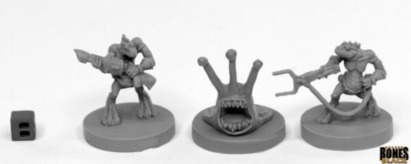 Reaper Miniatures Sliggs and Squarg (3) 49003