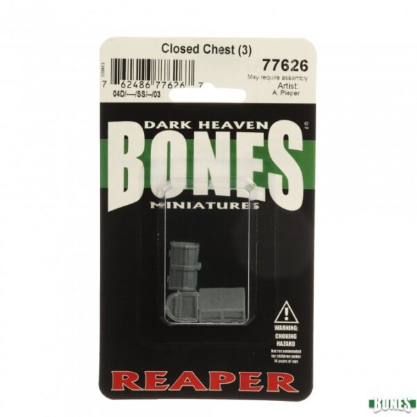 Reaper Miniatures Dungeon Decor Wooden Chests (3) 77626