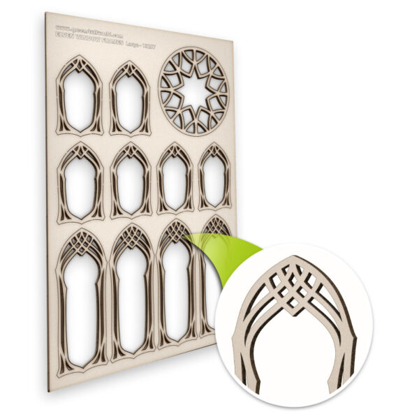 GSW Elven Miniature Windows - Large 13257