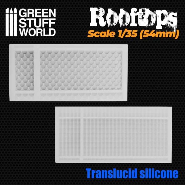 GSW Silicone Molds - Rooftops 1/35 (54mm) 2326