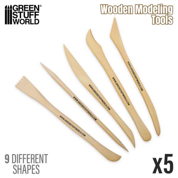 GSW Wooden Modeling Tools 5x 4788