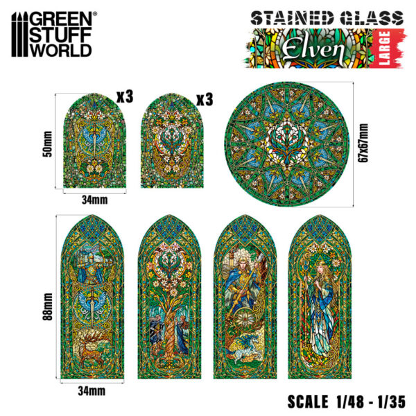 GSW Elven Stained Glass - Large 5126