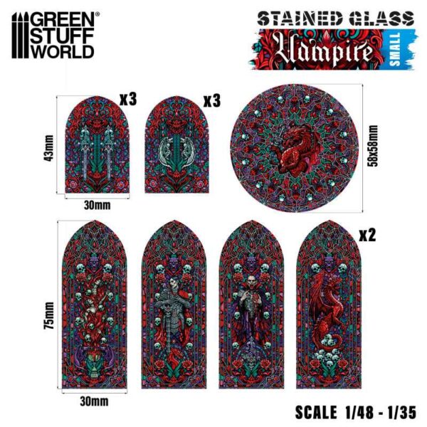 GSW Vampire Stained Glass - Small 5130