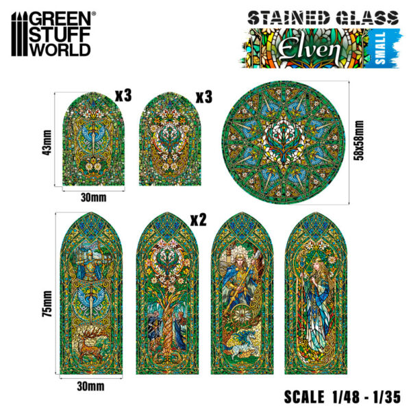 GSW Elven Stained Glass - Small 5131