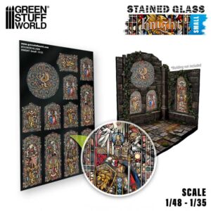 GSW Knight Stained Glass - Small 5132