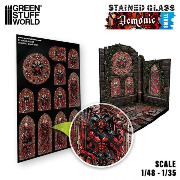 GSW Demonic Stained Glass - Small 5133