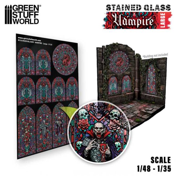 GSW Vampire Stained Glass - Large 5125