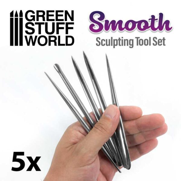 Green Stuff World 5x Smooth Sculpting Set 3127