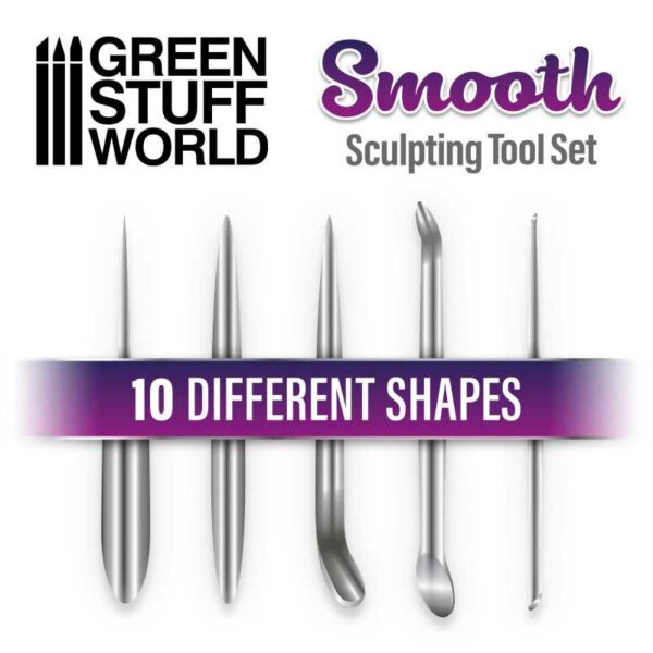 Green Stuff World 5x Smooth Sculpting Set 3127