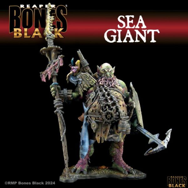 Reaper Miniatures Sea Giant Bones Black Deluxe Boxed Set 44186