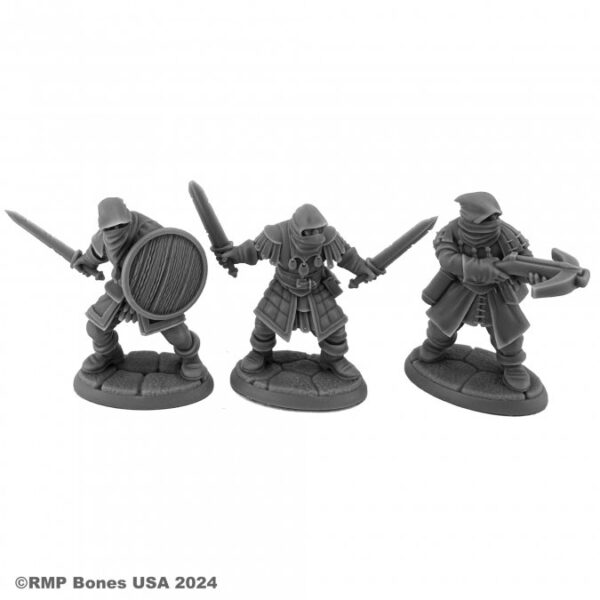 Reaper Miniatures Bandits (3) Human Brigands 07139