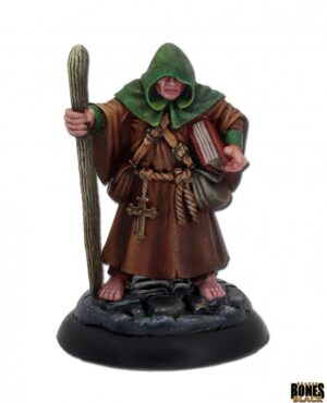 Reaper Miniatures Bones Black: Brother Hammond, Traveling Monk 44007