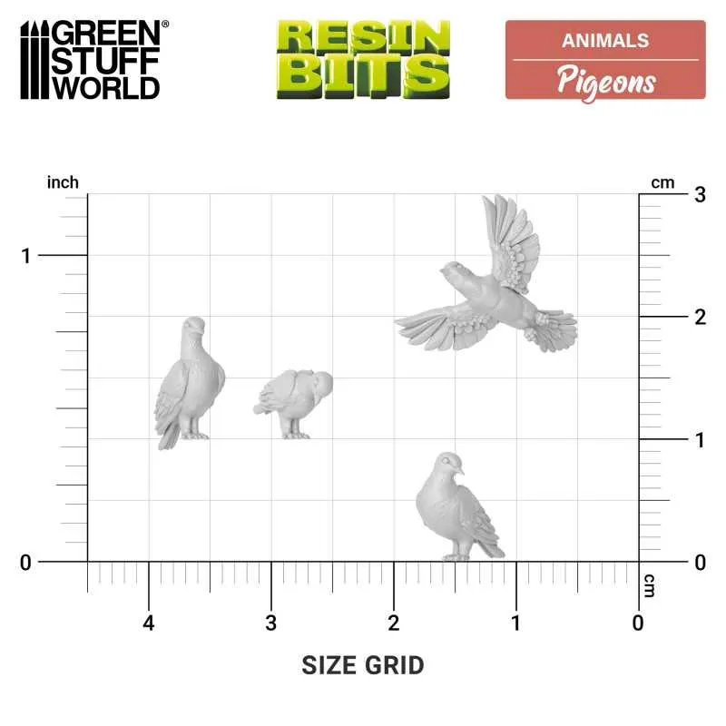 GSW 3D printed set - Pigeons 13642