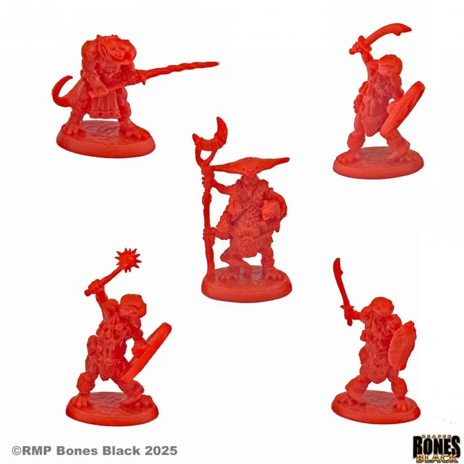 Reaper Miniatures Fire Newts (5) 44262