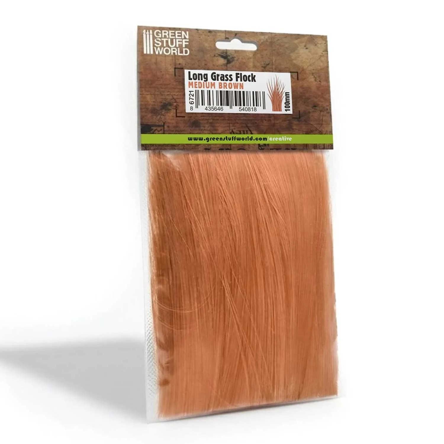 Lang Gras 100 mm Medium Bruin 6721 - Afbeelding 4