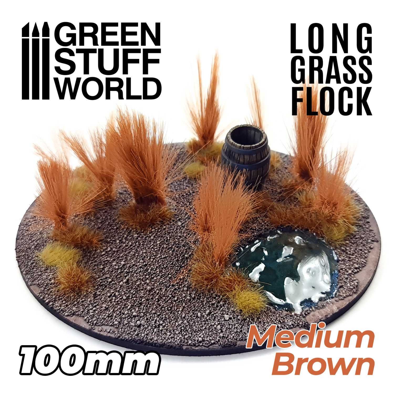 Lang Gras 100 mm Medium Bruin 6721