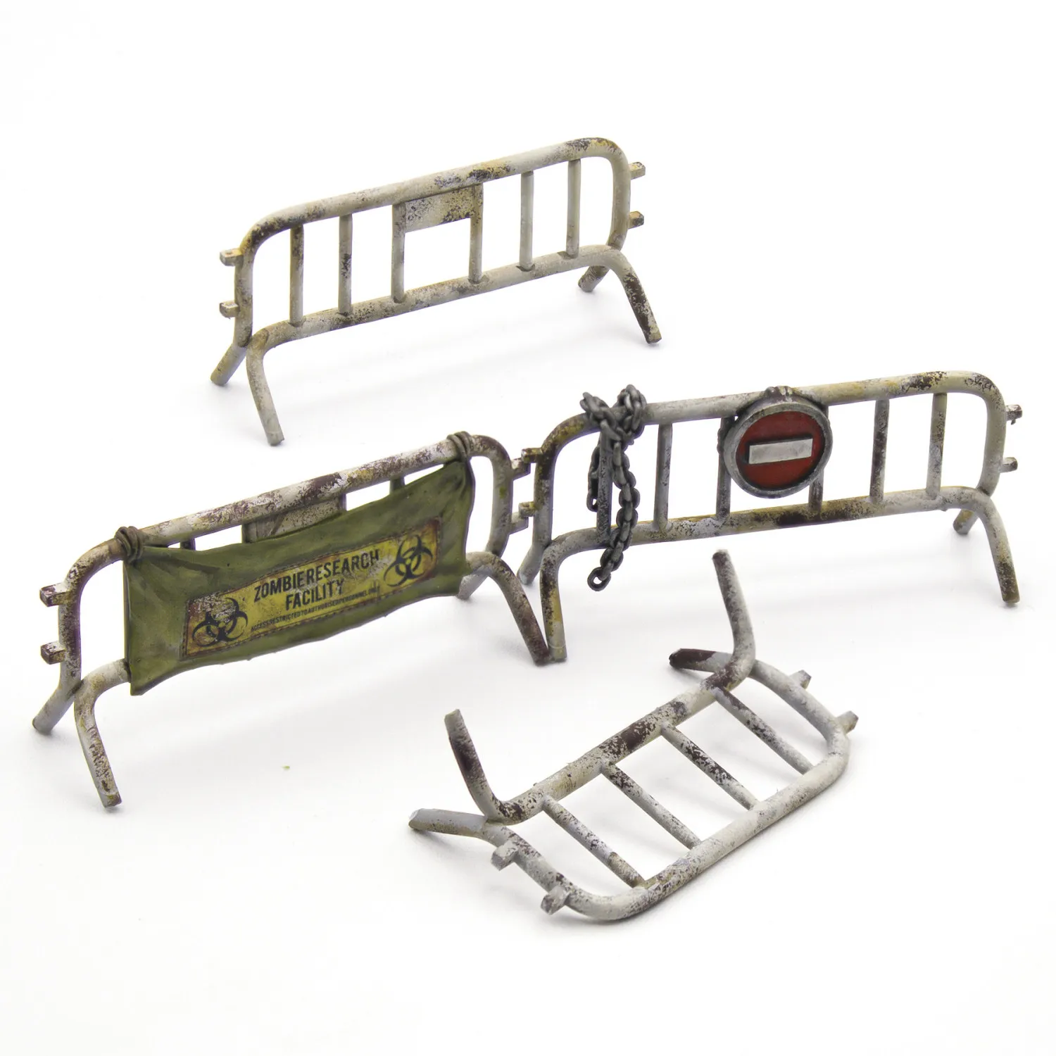 Green Stuff World 3D printed set - Metal Barricades 1:48 12416