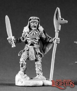 Reaper Miniatures Khalith the Black, Mummy King of Hakir Undead 02166 (metal)